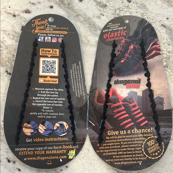 Black Sneakers with Elastic No-Tie Design - Picture 5 of 5